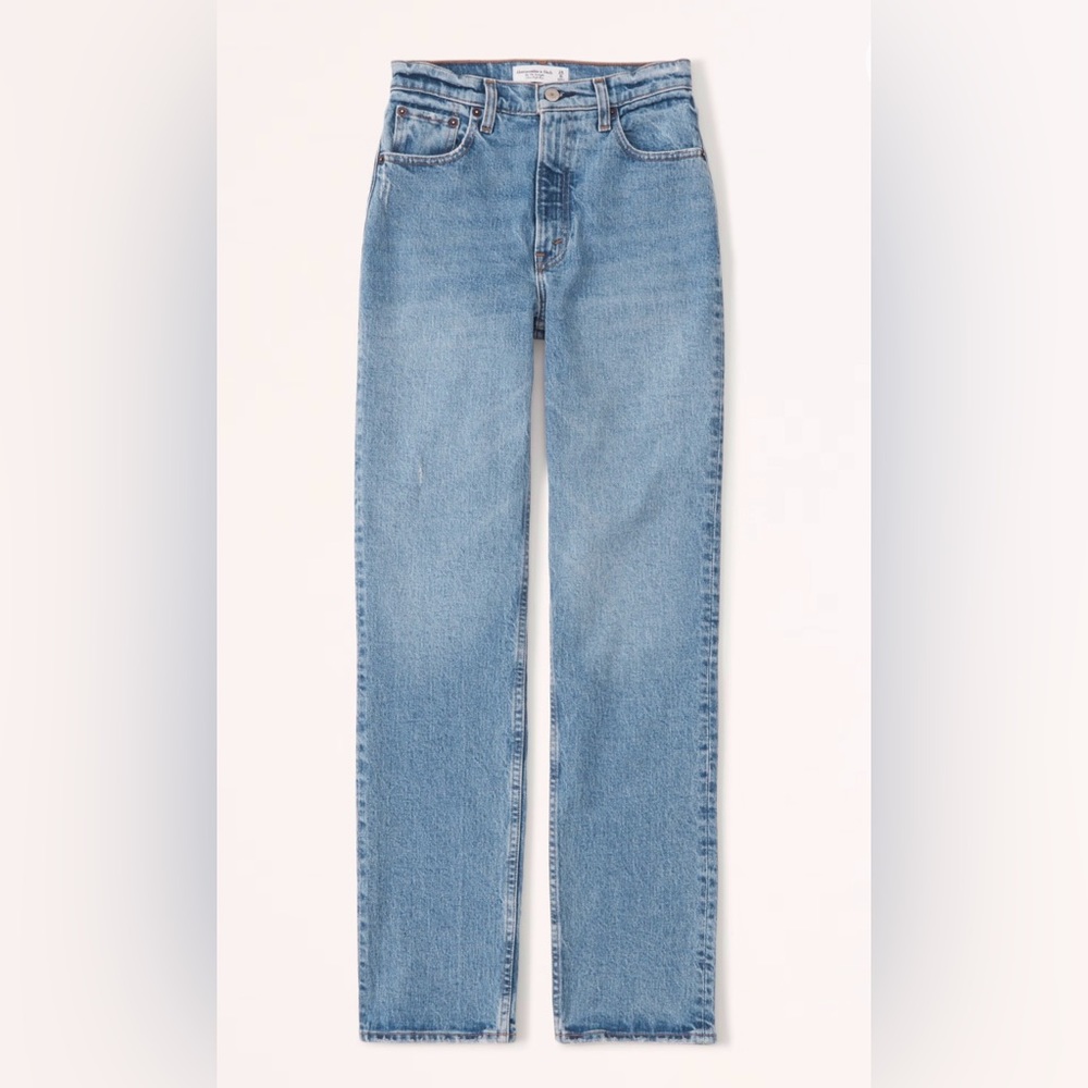 Abercrombie & Fitch Ultra High Rise 90s Straight Jean
